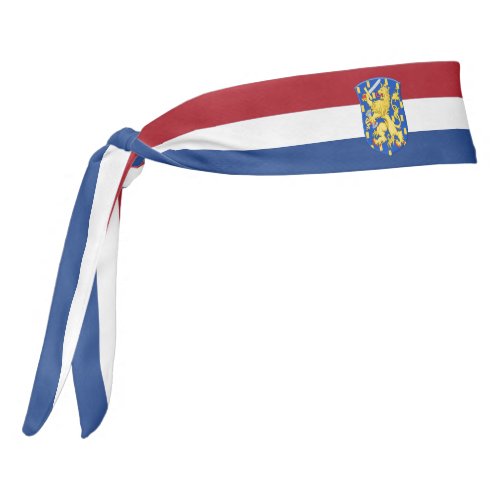 Netherlands Flag Elegant Patriotic Tie Headband