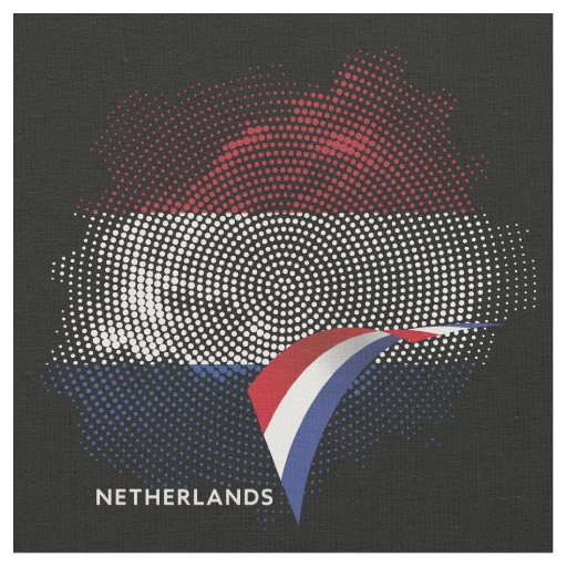 Netherlands flag fabric