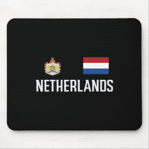 Netherlands Flag Footbyll Soccer Fan Men Women Kid Mouse Pad