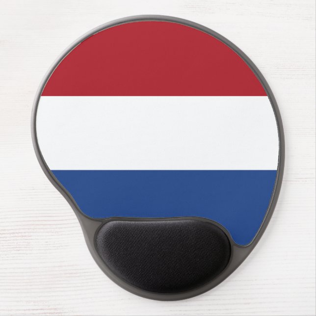 Netherlands Flag Gel Mouse Pad (Front)