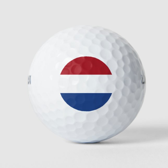 Netherlands Flag Golf Balls (Front)