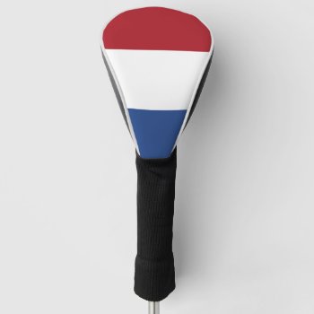 Netherlands Flag Golf Head Cover by FlagGallery at Zazzle