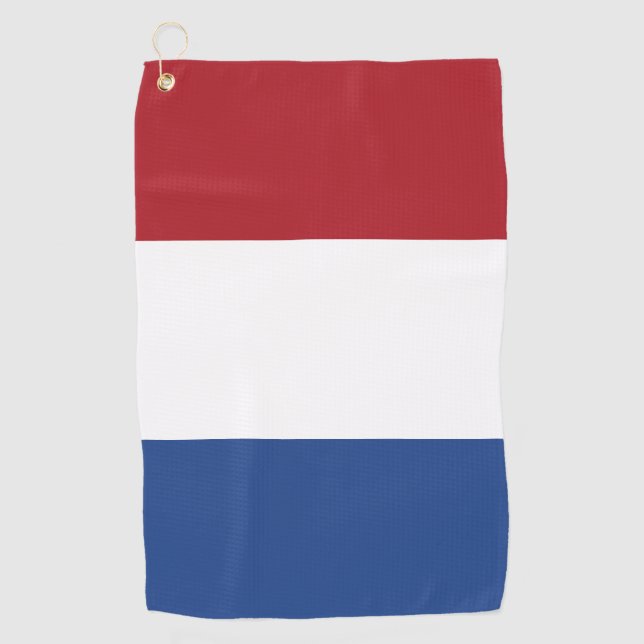 Netherlands Flag Golf Towel (Front)