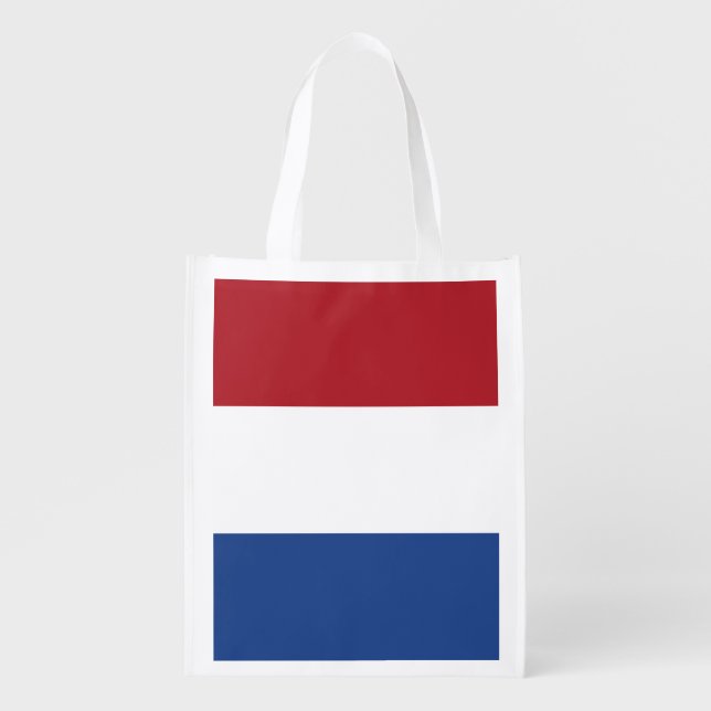 Netherlands Flag Grocery Bag (Front)