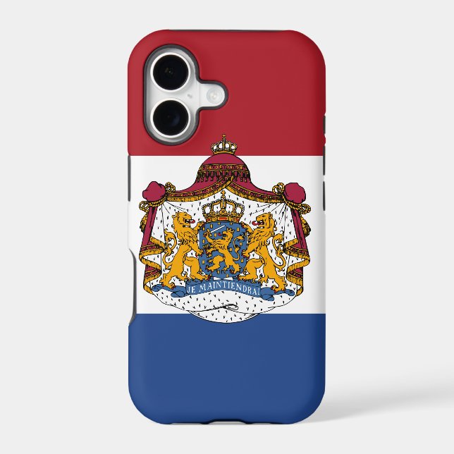 Netherlands Flag Iphone Case (Back)