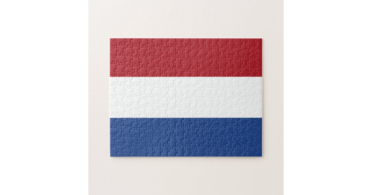 Netherlands Flag Jigsaw Puzzle Zazzle