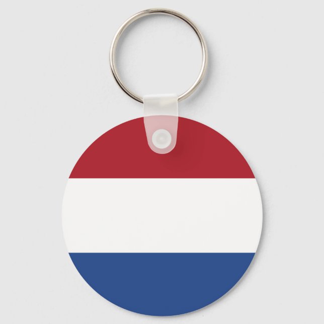 Netherlands Flag Keychain (Front)
