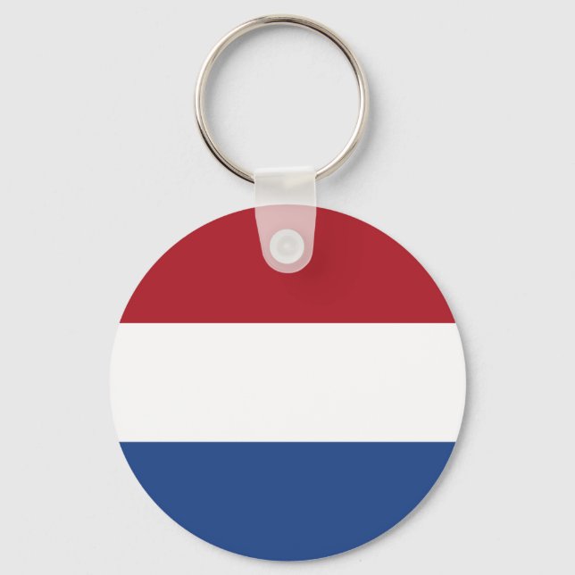 Netherlands Flag Keychain (Front)