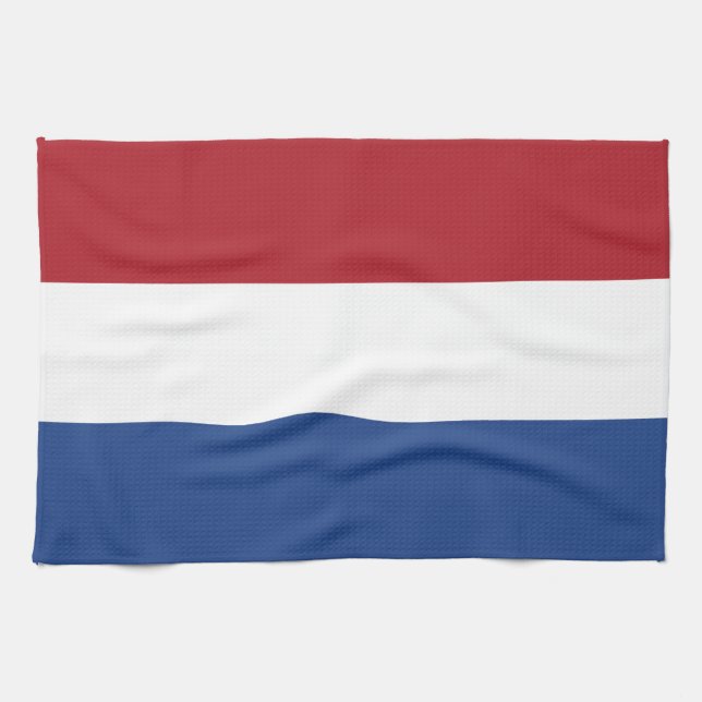 Netherlands Flag Kitchen Towel (Horizontal)