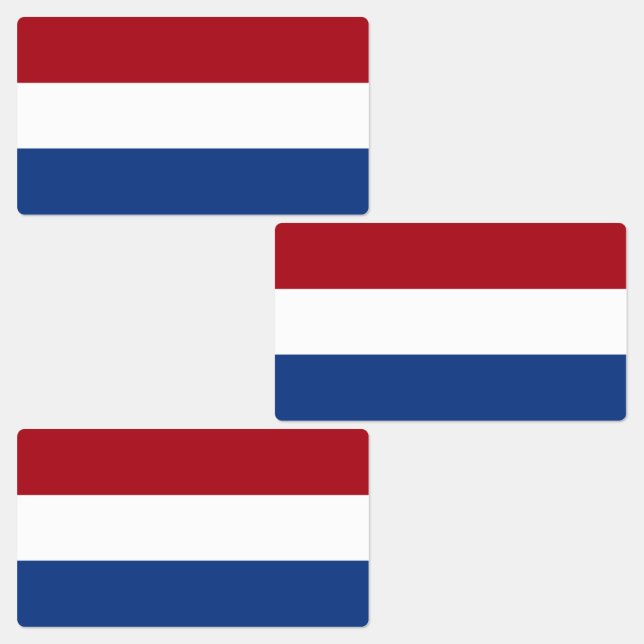Netherlands Flag Labels (Group)