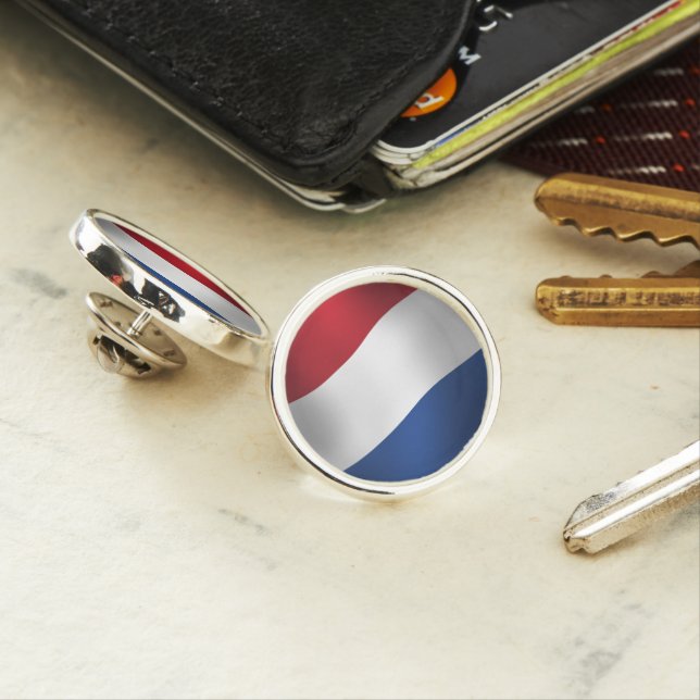 NETHERLANDS FLAG LAPEL PIN (In Situ)