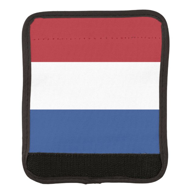 Netherlands Flag Luggage Handle Wrap (Front)