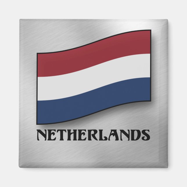Netherlands Flag Magnet (Front)