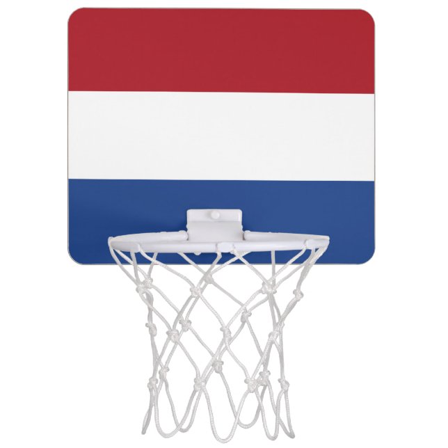 Netherlands Flag Mini Basketball Hoop (Front)