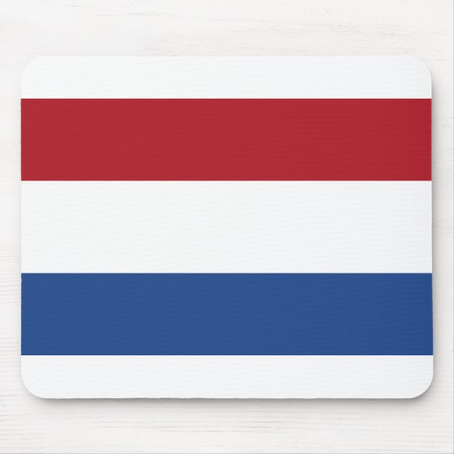 Netherlands Flag Mouse Pad (Front)