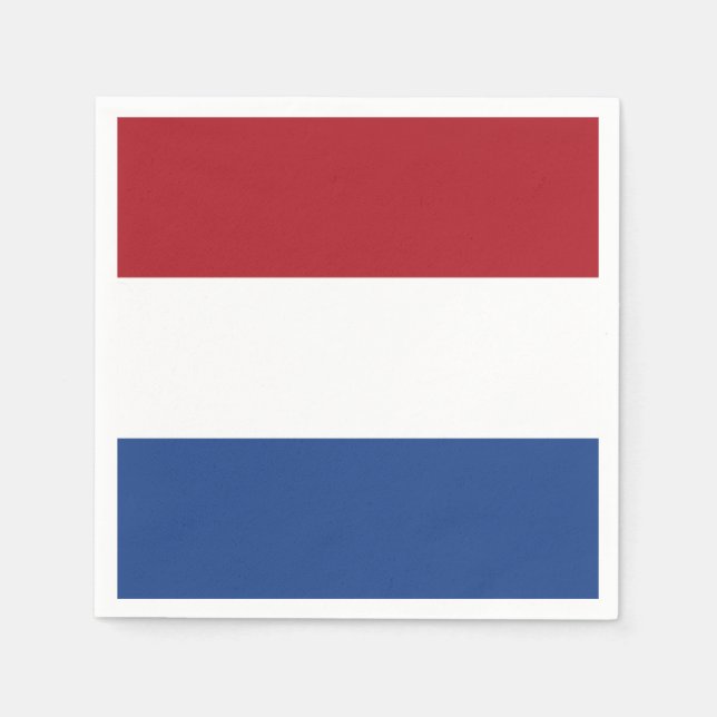 Netherlands Flag Napkins (Front)