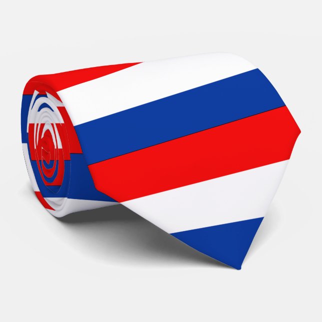 Netherlands flag neck tie (Rolled)