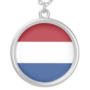 Netherlands Flag Necklace