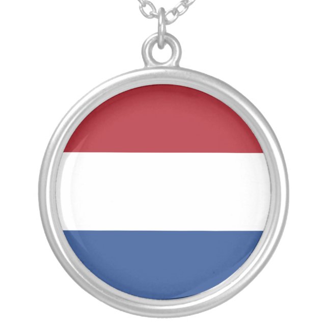 Netherlands Flag Necklace (Front)