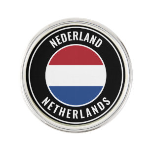 Netherlands Flag Patriotic Lapel Pin