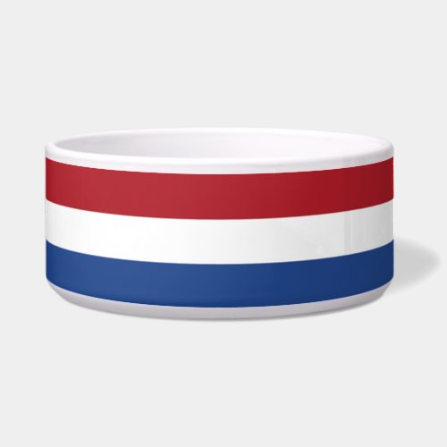 Netherlands Flag Pet Bowl