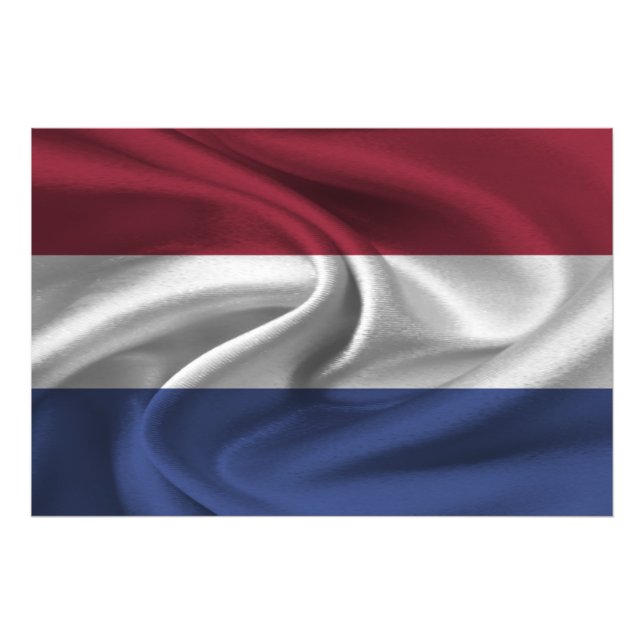 Netherlands Flag Photo Print (Front)