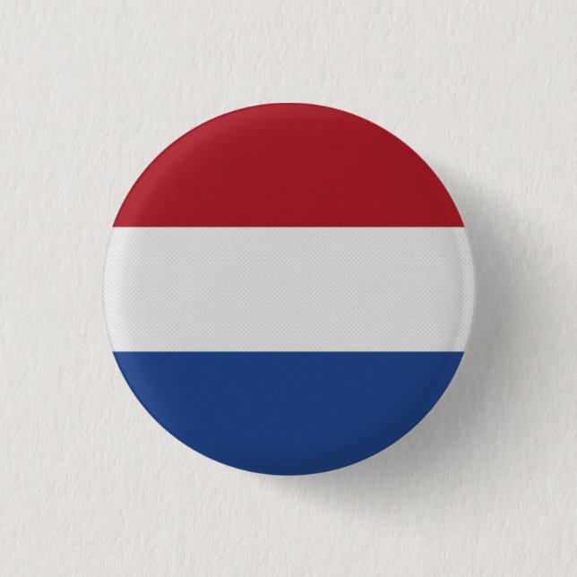 Netherlands Flag Pinback Button (Front)