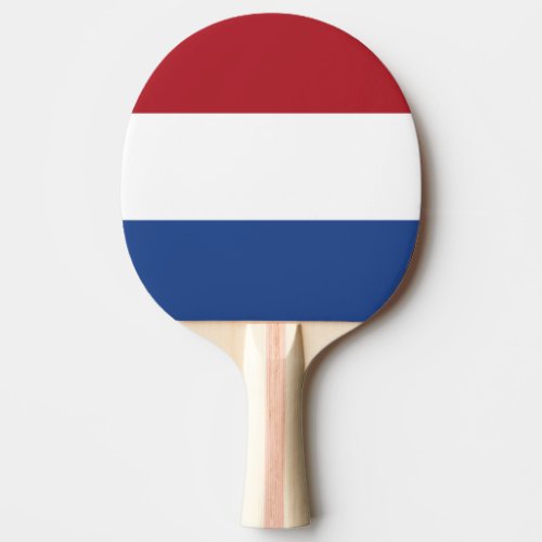 Netherlands Flag Ping Pong Paddle