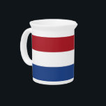 Netherlands Flag Pitcher<br><div class="desc">Add a splash of Dutch flair to your drinkware collection with our exclusive pitcher featuring the flag of the Netherlands! Crafted with meticulous attention to detail, this pitcher is more than just a functional item; it’s a celebration of Dutch heritage and cultural pride. The eye-catching design prominently displays the iconic...</div>