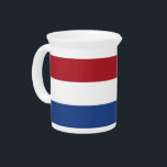 Netherlands Flag Pitcher<br><div class="desc">Add a splash of Dutch flair to your drinkware collection with our exclusive pitcher featuring the flag of the Netherlands! Crafted with meticulous attention to detail, this pitcher is more than just a functional item; it’s a celebration of Dutch heritage and cultural pride. The eye-catching design prominently displays the iconic...</div>