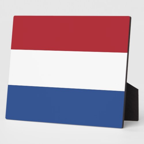 Netherlands Flag Plaque