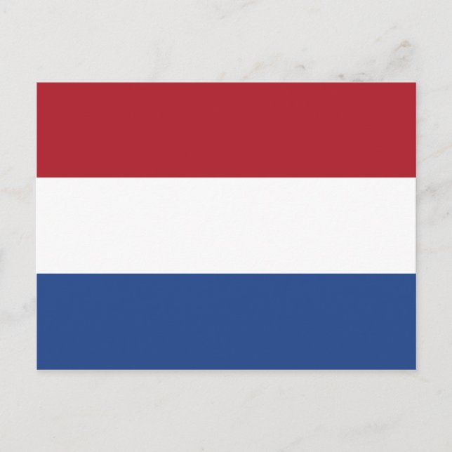 Netherlands Flag Postcard (Front)