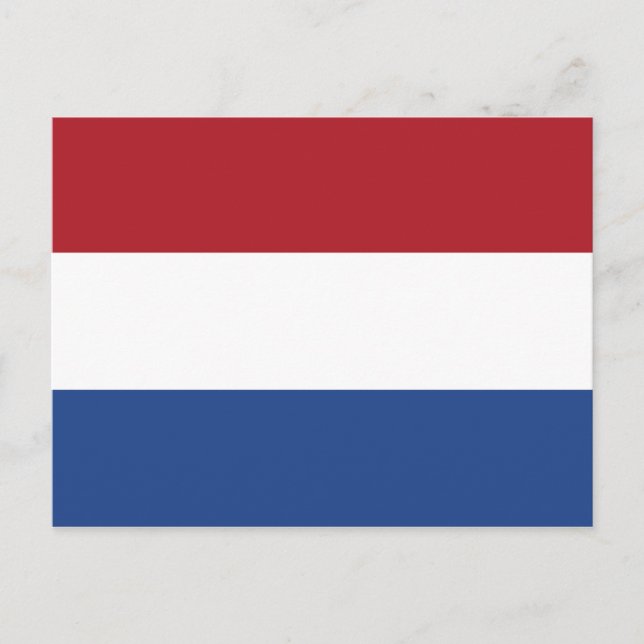 Netherlands Flag Postcard (Front)