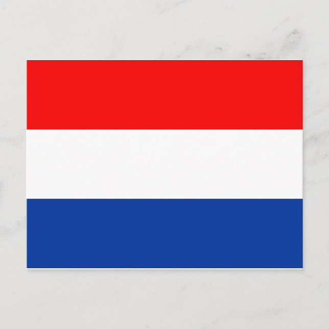 Netherlands Flag Postcard (Front)