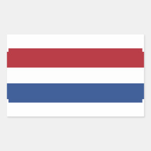 Netherlands Flag Rectangular Sticker