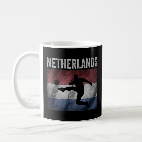 Netherlands Flag Soccer Holland Dutch Football Vin Coffee Mug