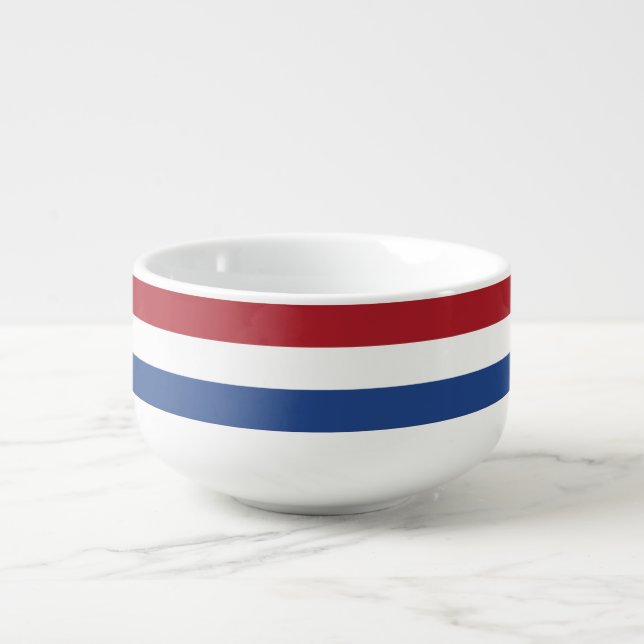 Netherlands Flag Soup Mug (Front)