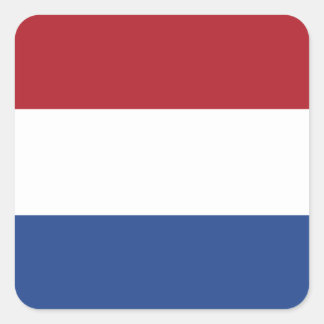Netherlands Flag Square Sticker