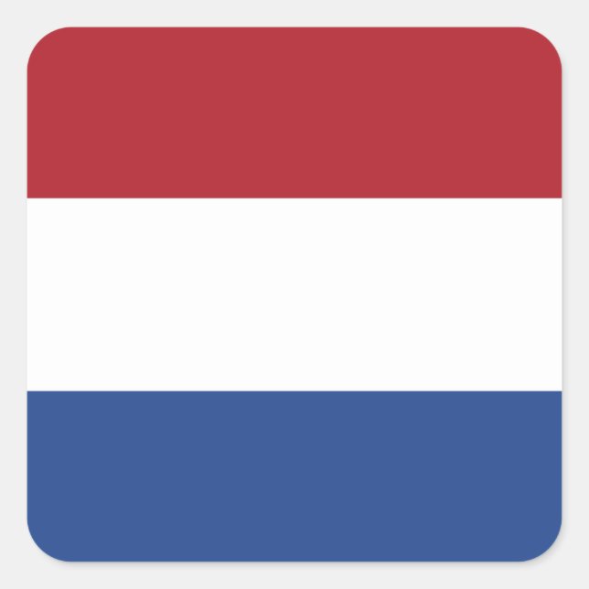 Netherlands Flag Square Sticker (Front)