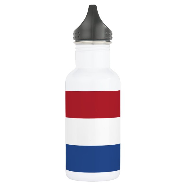 Netherlands Flag Stainless Steel Water Bottle (Left)