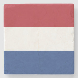 Netherlands Flag Stone Coaster