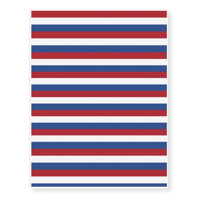 Netherlands Flag Temporary Tattoos (Front)