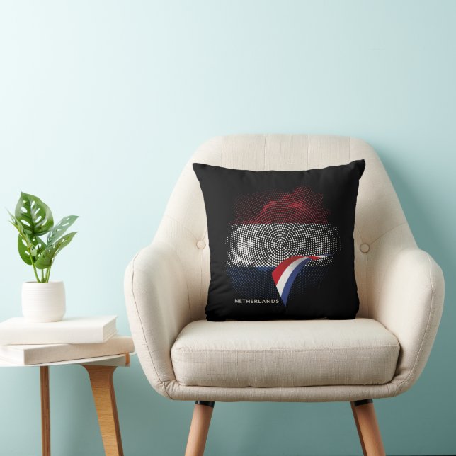 Netherlands flag throw pillow (Chair)