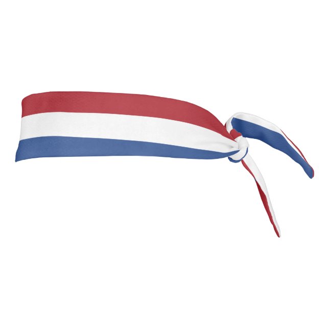 Netherlands Flag Tie Headband (Rotate 90)