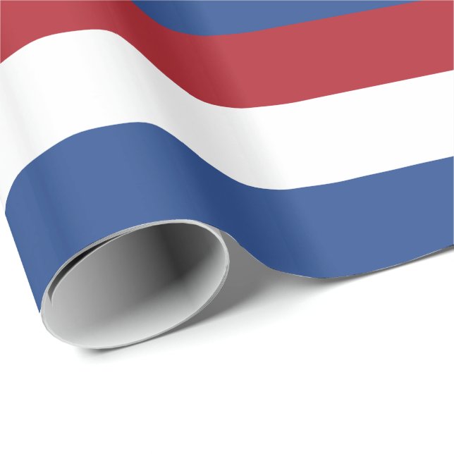 Netherlands Flag Wrapping Paper (Roll Corner)
