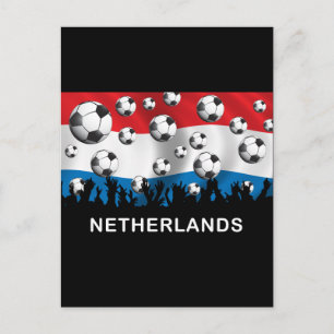 Netherlands Football Postcard