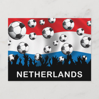 Netherlands Football Postcard