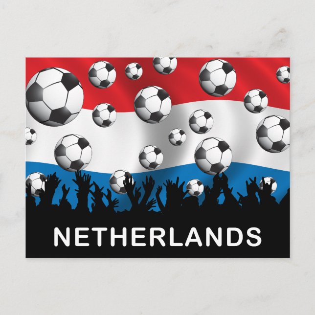 Netherlands Football Postcard (Front)
