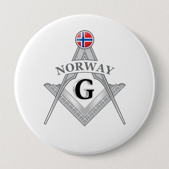 Netherlands freemasonry sign button (Front)