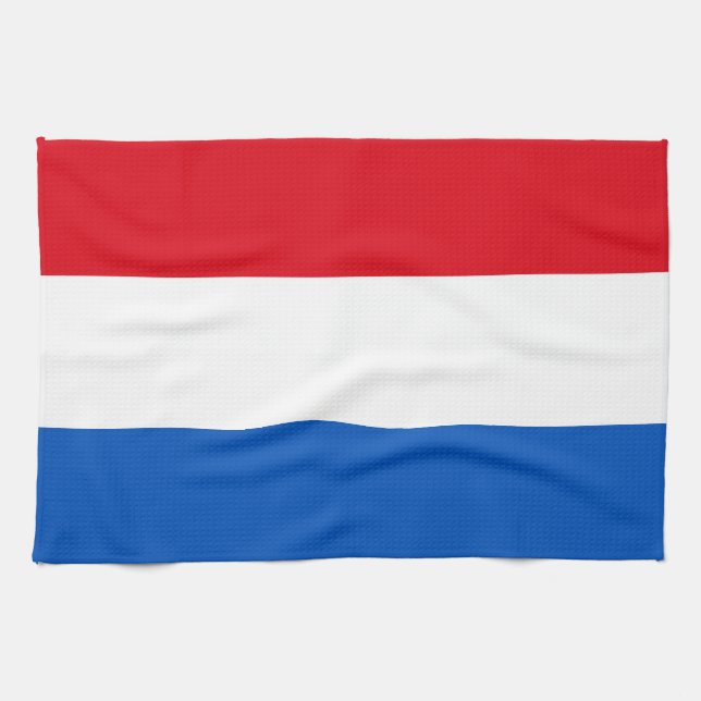 Netherlands Holland Flag Kitchen Towel (Horizontal)